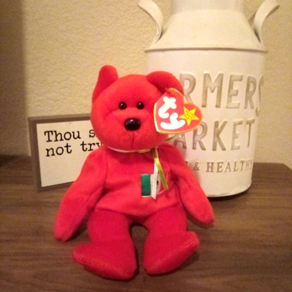 RARE TY BEANIE BABY "OSITA" BEAR